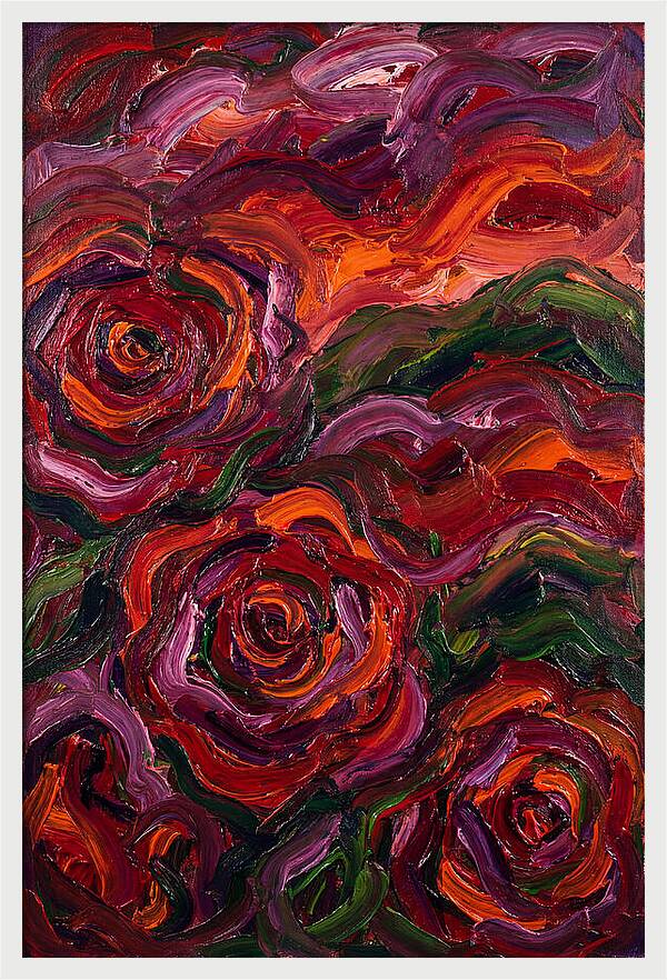 Vibrant Rose Landscape