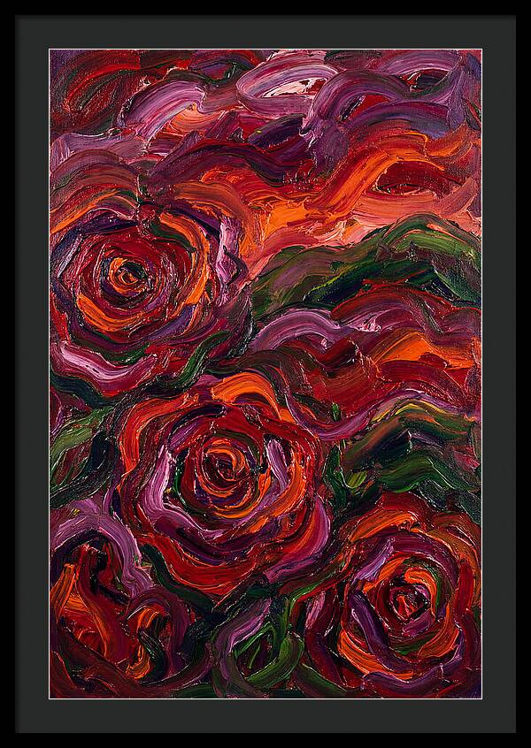 Vibrant Rose Landscape