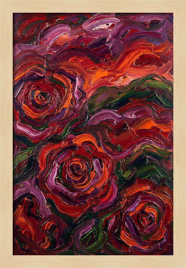 Vibrant Rose Landscape