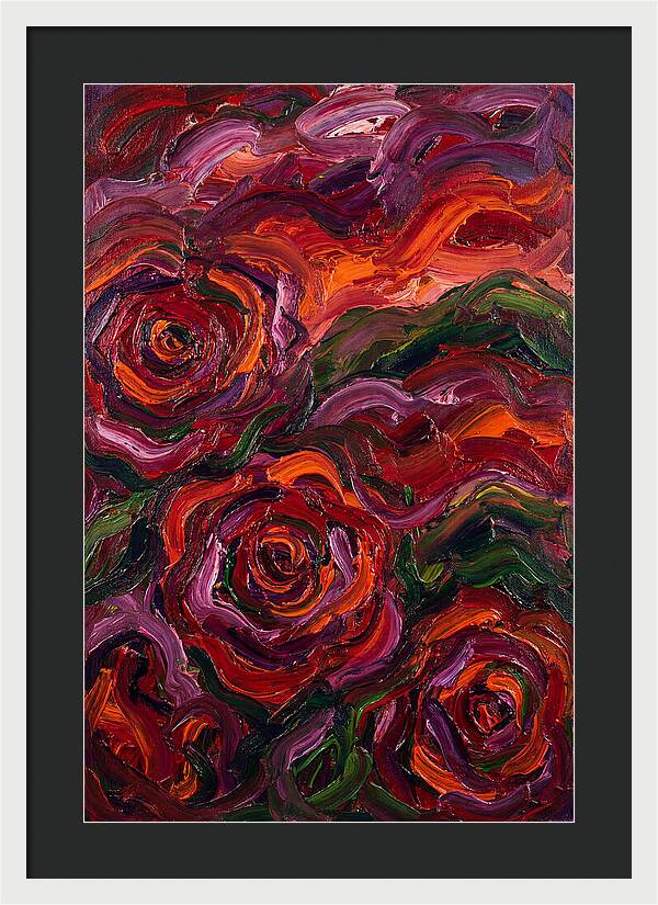 Vibrant Rose Landscape