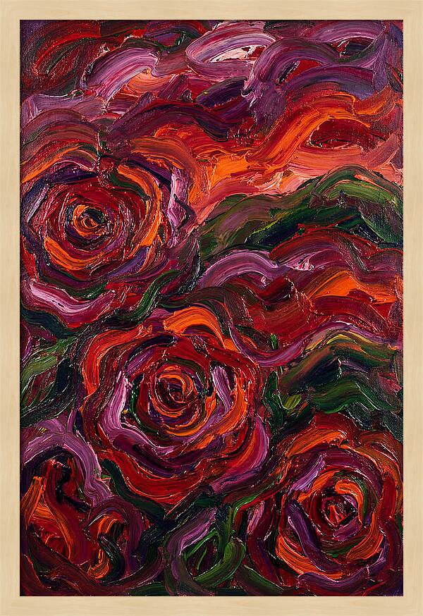 Vibrant Rose Landscape