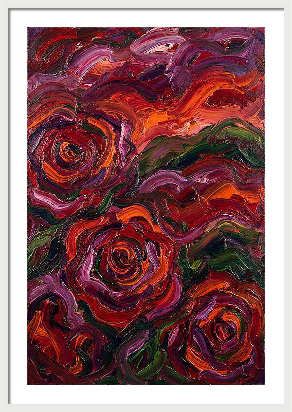 Vibrant Rose Landscape