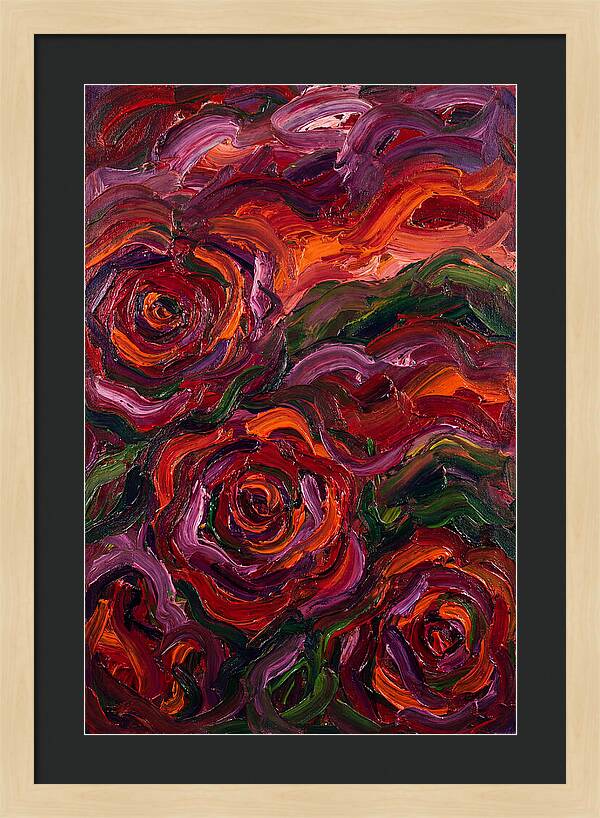Vibrant Rose Landscape