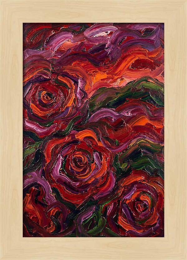 Vibrant Rose Landscape