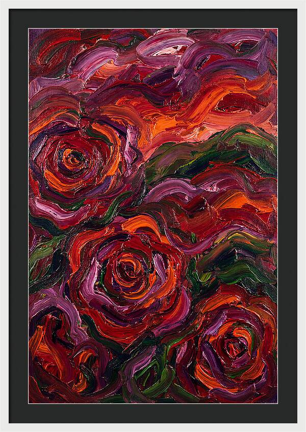 Vibrant Rose Landscape