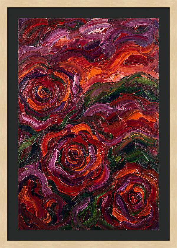 Vibrant Rose Landscape