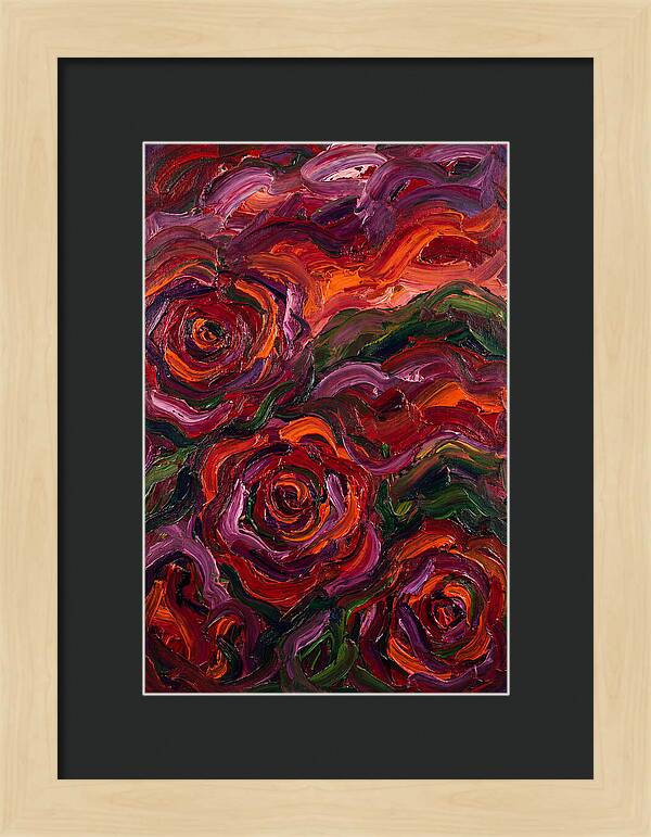 Vibrant Rose Landscape
