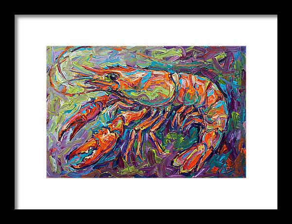 Vibrant Shrimp Expressionism