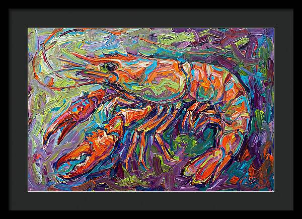 Vibrant Shrimp Expressionism