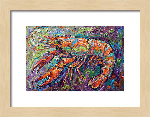 Vibrant Shrimp Expressionism