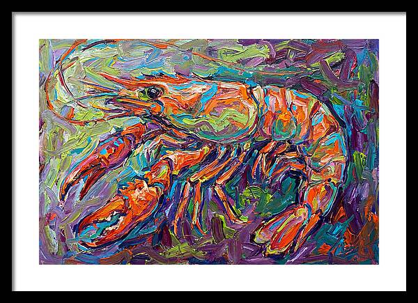 Vibrant Shrimp Expressionism