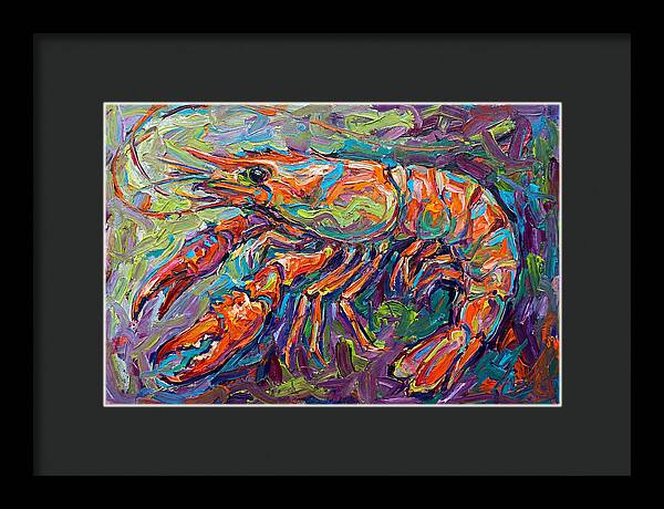 Vibrant Shrimp Expressionism