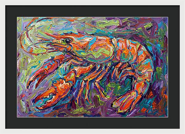 Vibrant Shrimp Expressionism