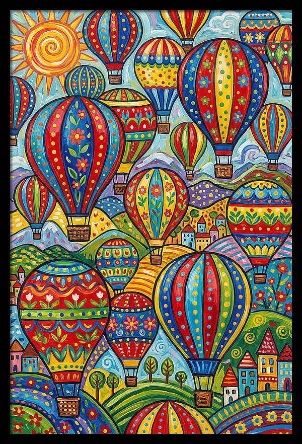 Vibrant Skyward Adventures