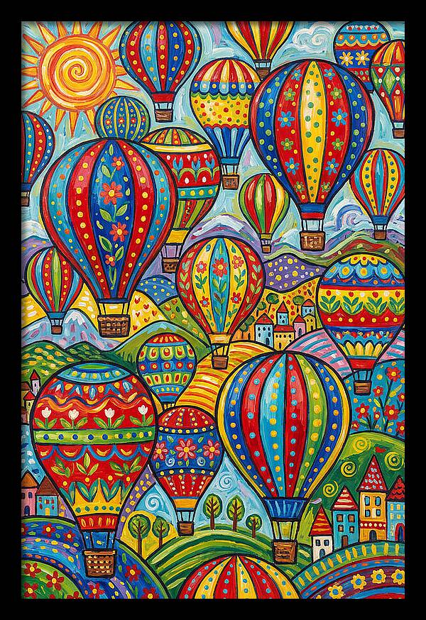 Vibrant Skyward Adventures