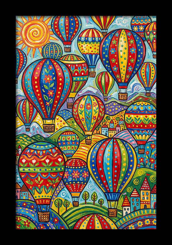 Vibrant Skyward Adventures