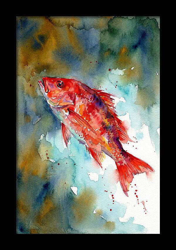 Vibrant Snapper In Watercolor