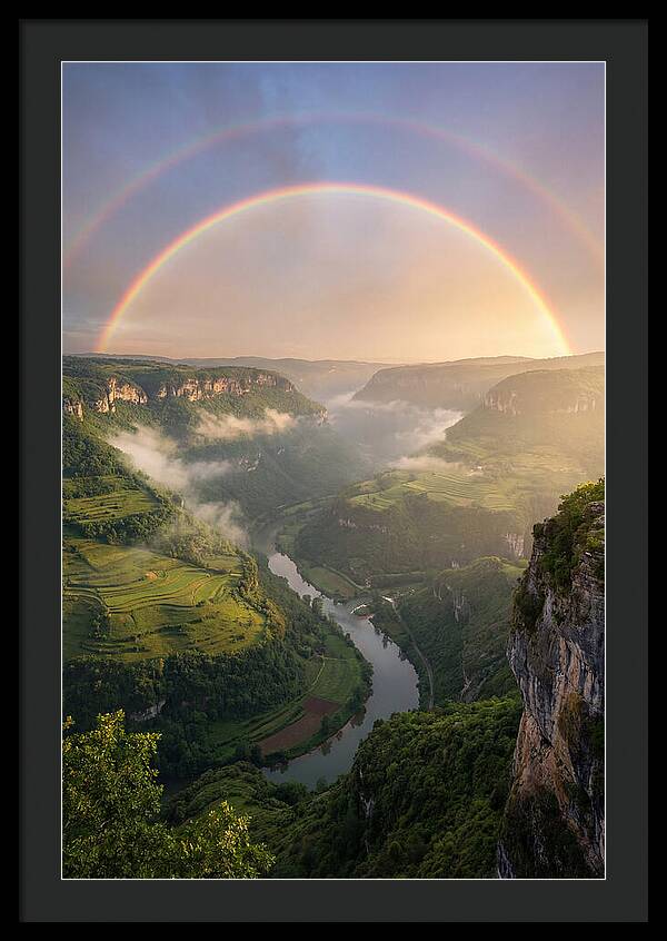 Vibrant Spectrum Above The Hills