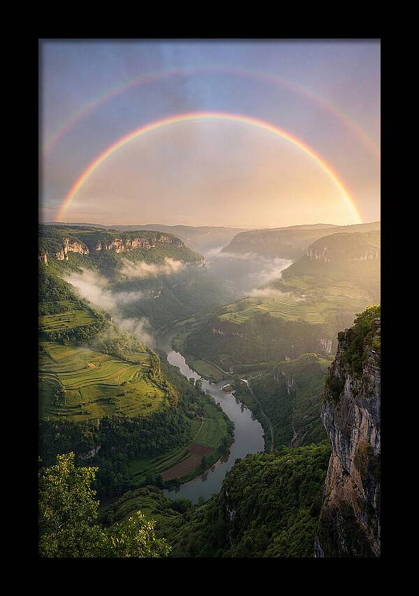 Vibrant Spectrum Above The Hills