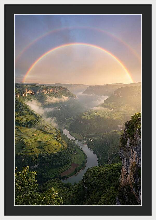 Vibrant Spectrum Above The Hills