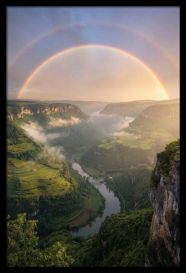 Vibrant Spectrum Above The Hills