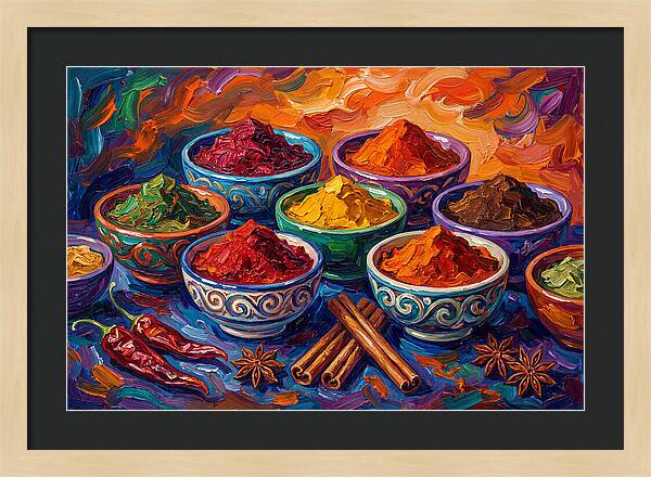 Vibrant Spice Still Life
