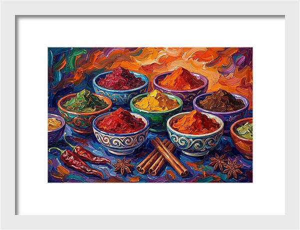 Vibrant Spice Still Life