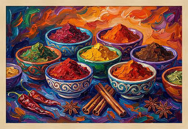Vibrant Spice Still Life