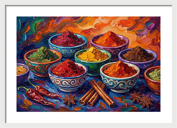 Vibrant Spice Still Life