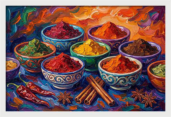 Vibrant Spice Still Life