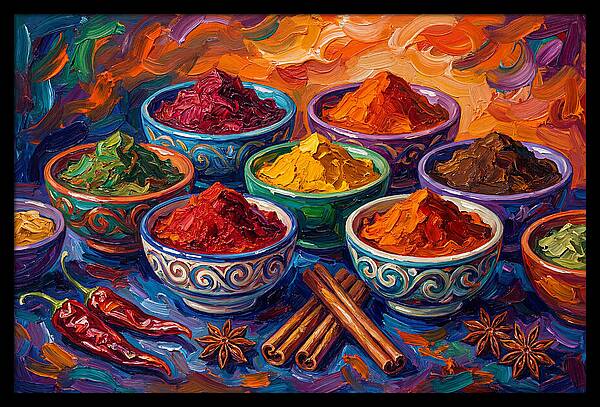 Vibrant Spice Still Life