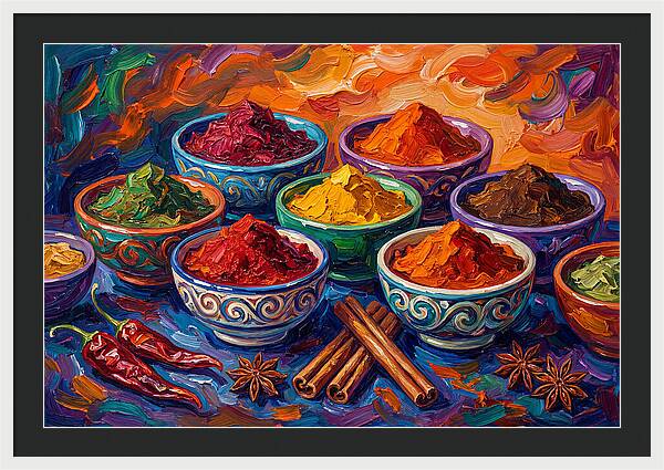 Vibrant Spice Still Life
