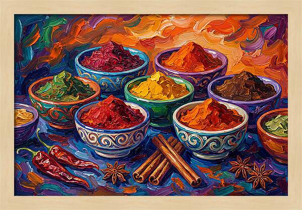 Vibrant Spice Still Life