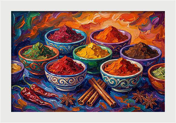 Vibrant Spice Still Life