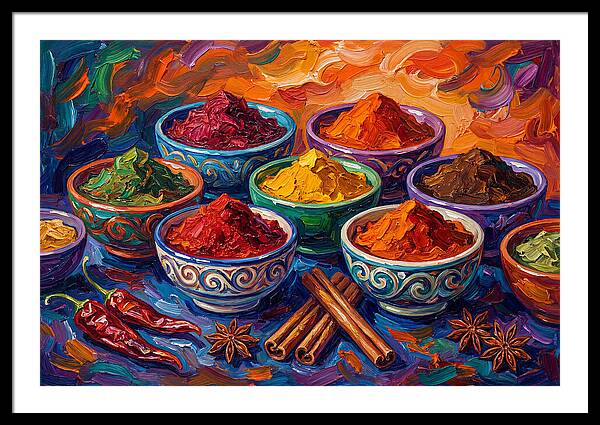 Vibrant Spice Still Life