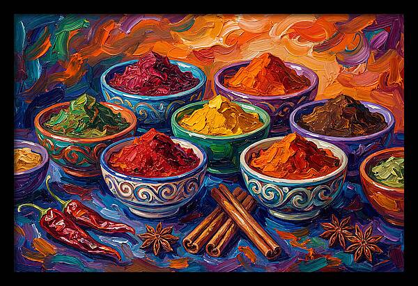 Vibrant Spice Still Life