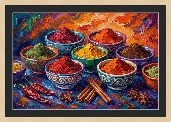 Vibrant Spice Still Life