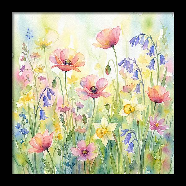 Vibrant Spring Meadow Blossoms