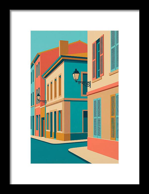 Vibrant Street Corner Scene