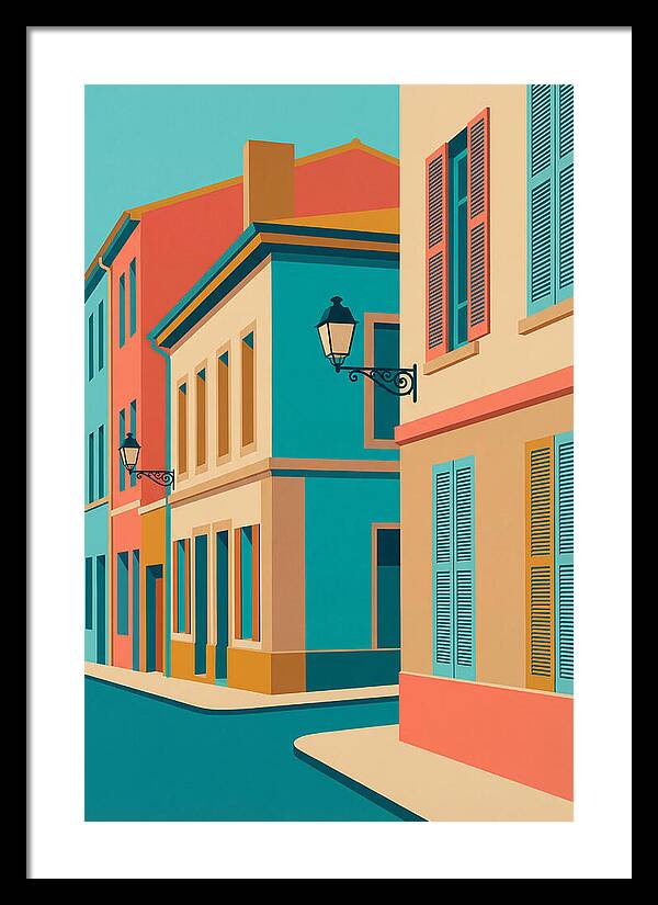 Vibrant Street Corner Scene