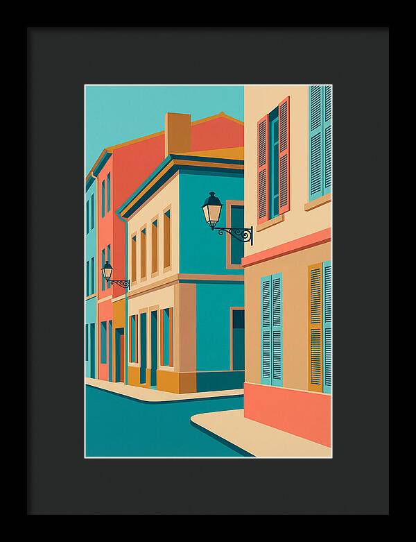 Vibrant Street Corner Scene