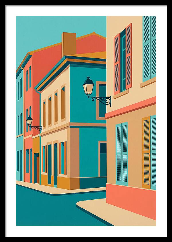 Vibrant Street Corner Scene