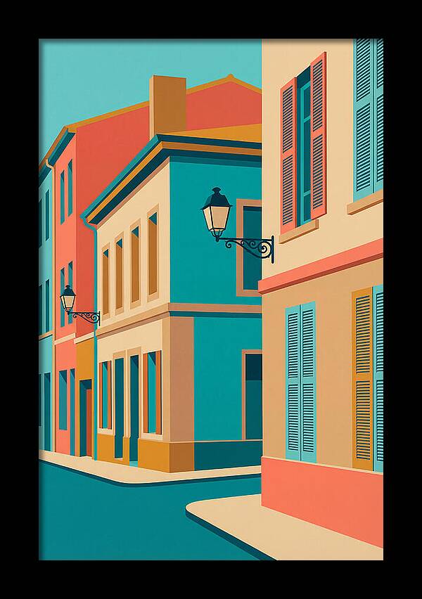 Vibrant Street Corner Scene