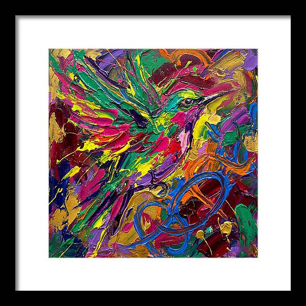 Vibrant Sunbird In Flight