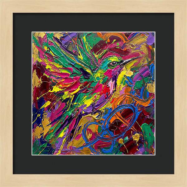 Vibrant Sunbird In Flight