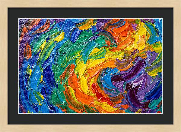 Vibrant Swirls Of Color