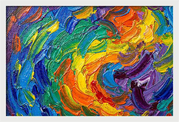 Vibrant Swirls Of Color