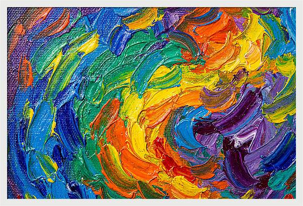 Vibrant Swirls Of Color
