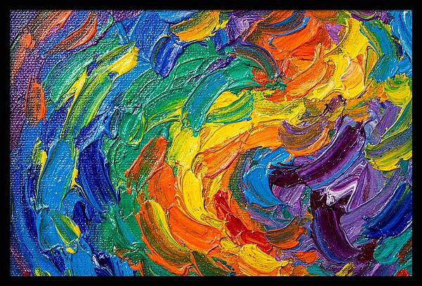 Vibrant Swirls Of Color