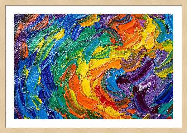 Vibrant Swirls Of Color